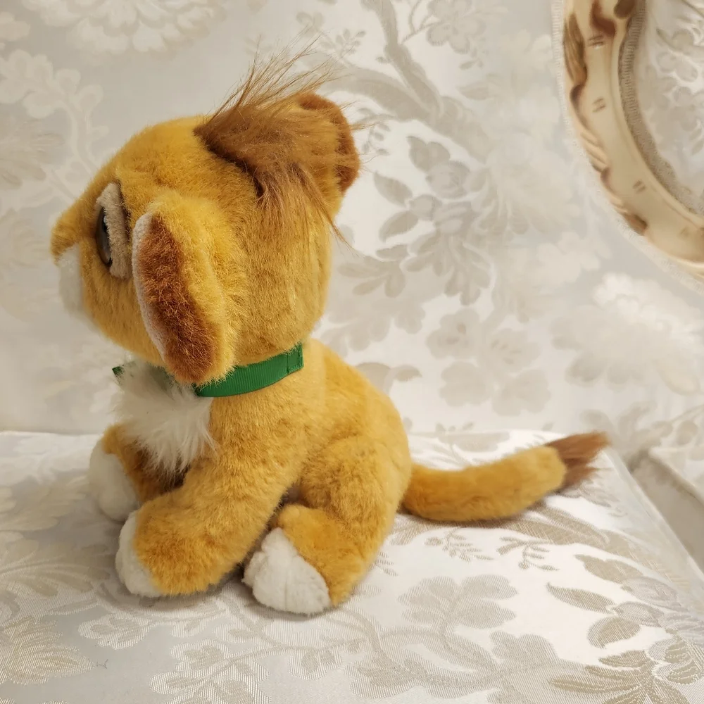 Vintage The Lion King Purring Simba Plush Walt Disney Stuffed Animal 1993
